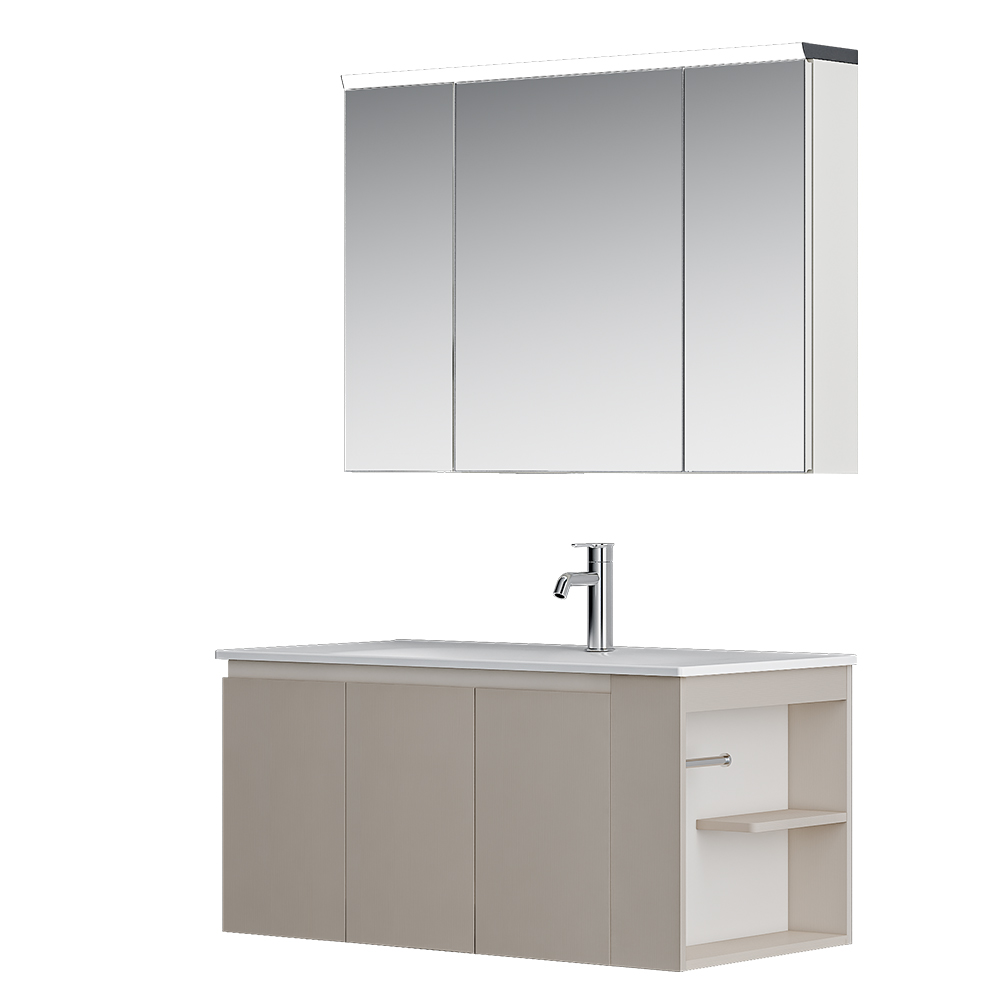 BC6304-100 生态实木91桃色软件柜